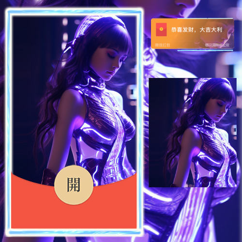 红包封面-樱花漫舞-宁静女款系列