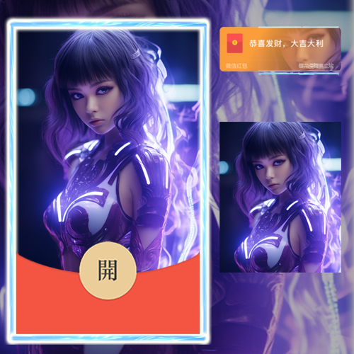 红包封面-樱花漫舞-女1女款系列