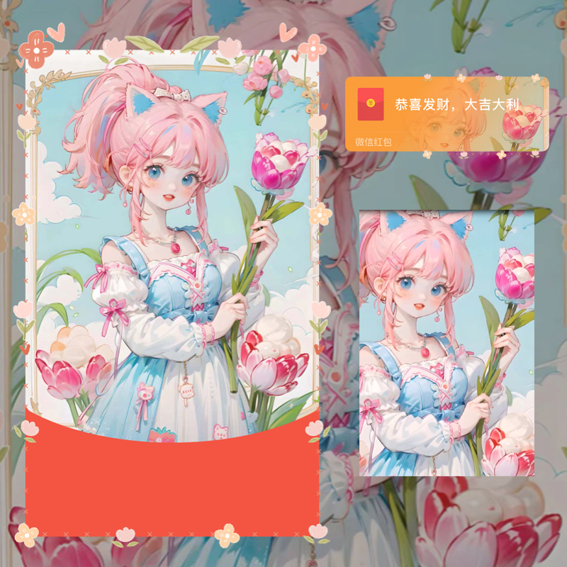 红包封面-初夏-女6（女款系列）