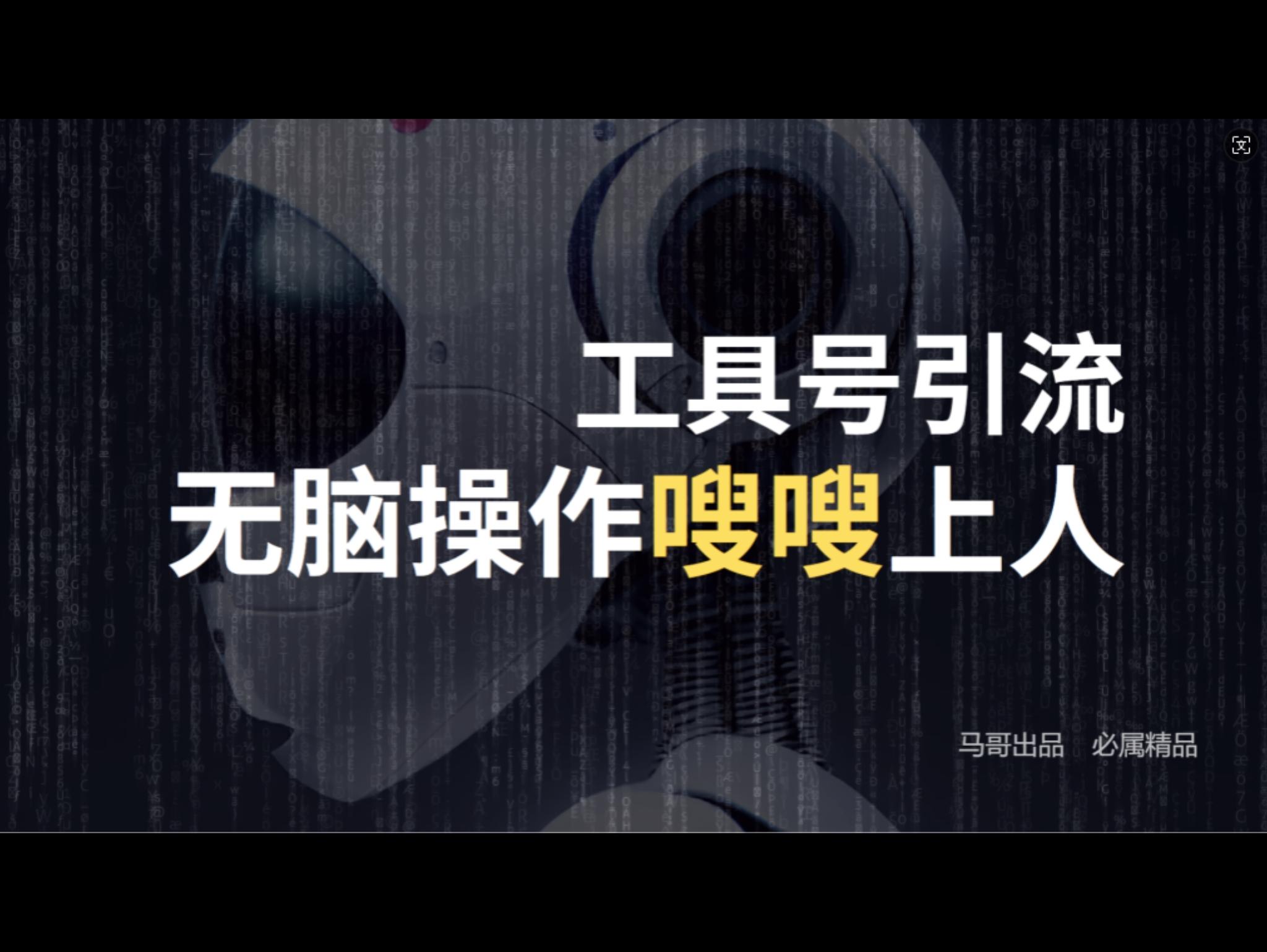 24年抖`音最新工具号日引流300+创业粉，日入5000+